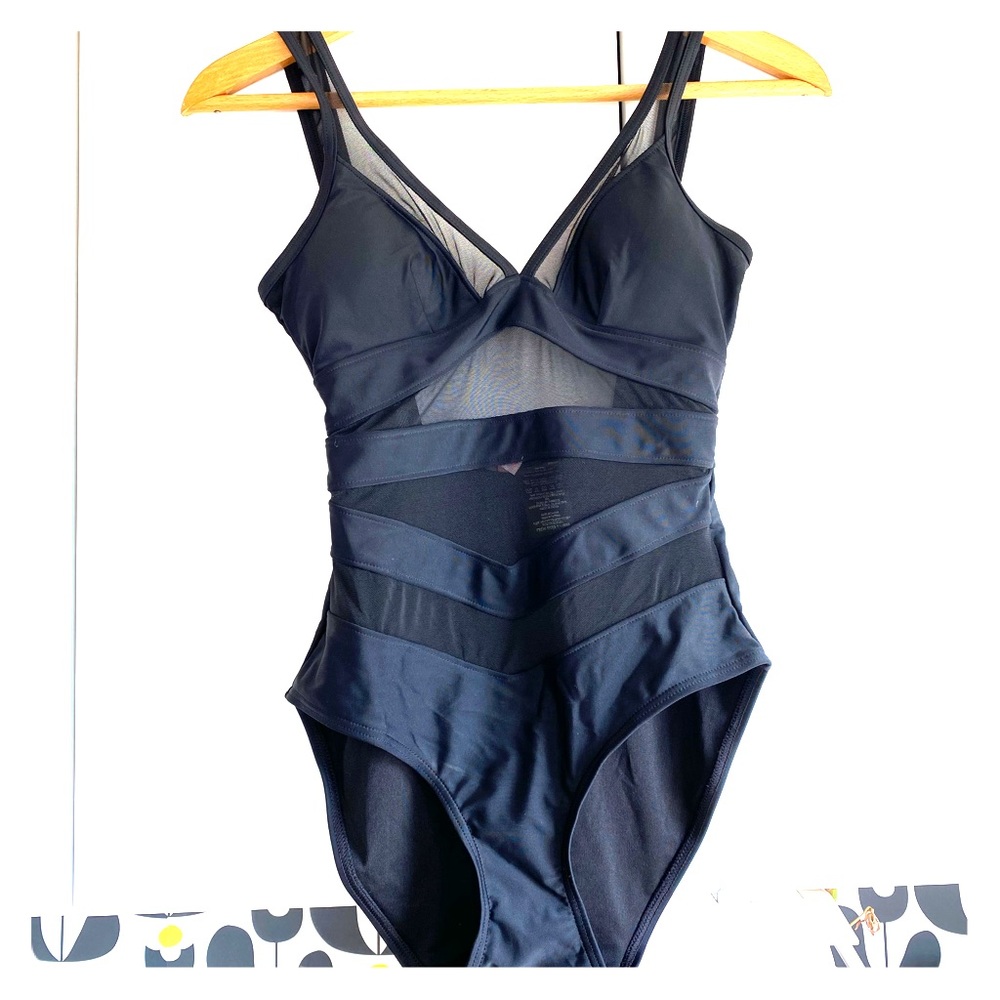 NWT Ted Baker swimsuit with netting cut outs